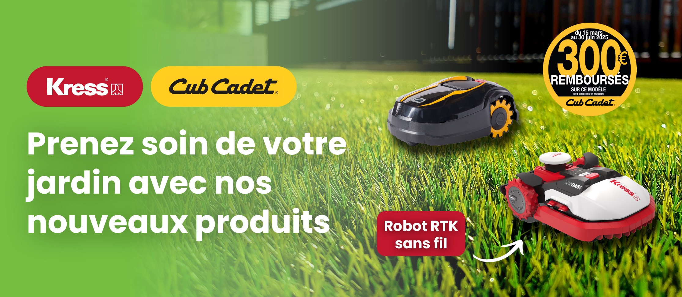 Robots tondeuses