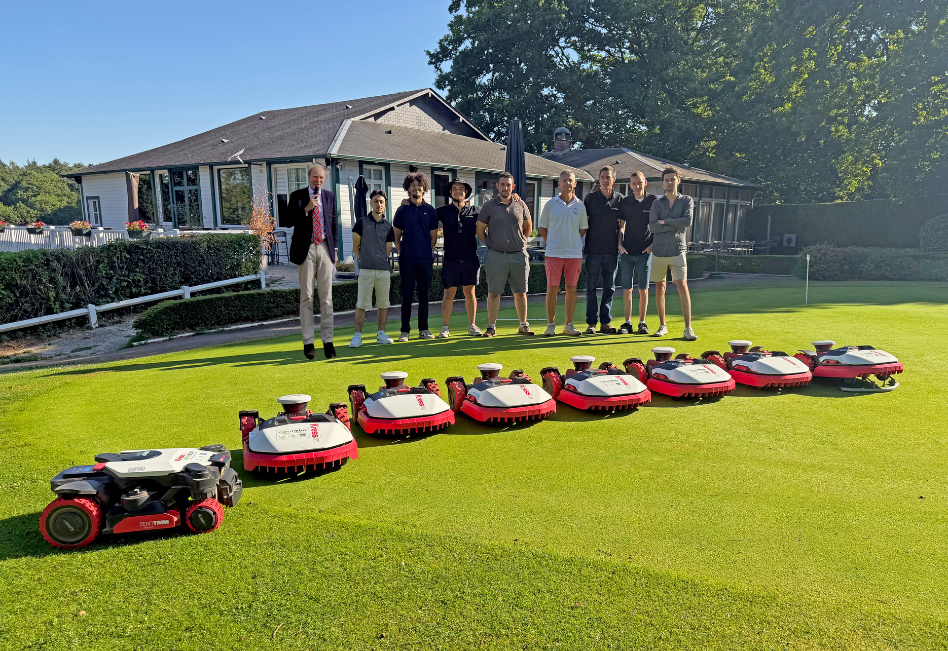 Visuel présentant le résultat de l'installation pour la référence : Oborobo &eacute;quipe le Golf de Rouen Mont St Aignan en Robot Kress