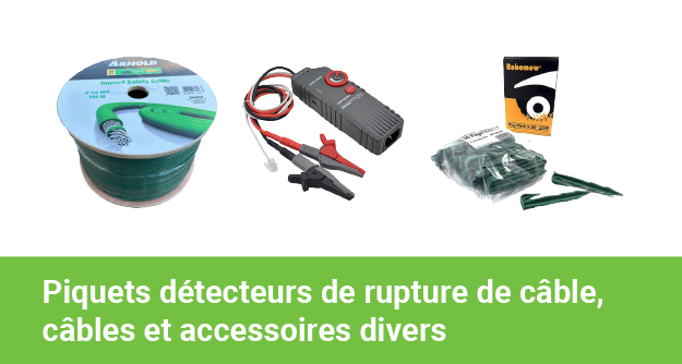 Cables Piquets detecteur de rupture de cable